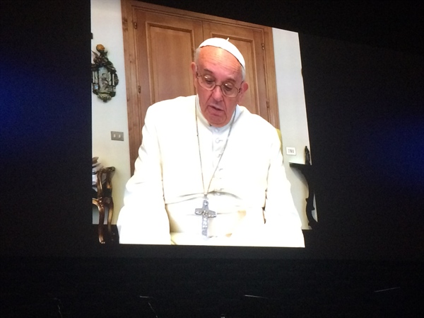 Video messaggio papa Francesco